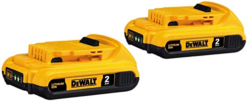 DEWALT DCB203-2 20V Max Lithium-Ion Compact Battery; 2-Pack - (Renewed) DEWALT DCB203-2 20V Max Lithium-Ion Compact Battery; 2-Pack - (Renewed)