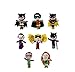 DC Comics Batman String dolls Set of 8 ( Batman, Robin, Catwoman, Riddler, Harley Quinn and more...)