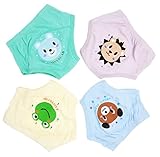 Adorable Toddler Potty Training Pants for Baby Boys and Girls,Size for 9 Months to 3 Years,Pure Cotton,4 Pack (18-24Months, B)
