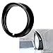 OVOTOR 7inch Black Visor Type Motorcycle Trim Ring, Headlight Rings fits 12-14 FLD 86-14 FLST 83-13 Touring Bikes Pack of 1