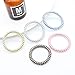 Spiral Hair Ties No Crease Elastic Ponytail Holders Phone Cord Traceless Hair Ring Suitable for All Hair Types 5 Colors,2pcs/color, 10 Pack