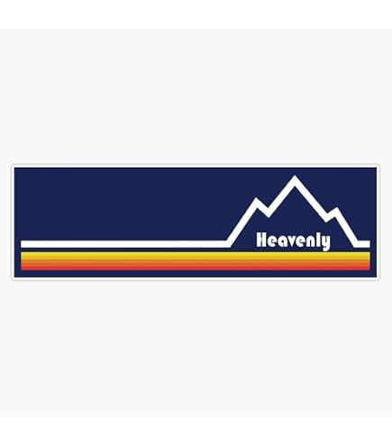 Mammoth Mountain Vintage Style Travel Sticker / California Retro Vinyl