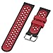Fit for Samsung Galaxy Watch Active 2 40mm/ 44mm Watch Bands, POLAR IGNITE 20mm Silicone Quick Release Replacement Band Straps Wristbands Fit for Garmin VivoActive 3 Music Women Men (Pink Red)