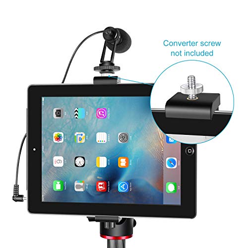 NEEWER iPad Tablet Tripod Mount Adapter Holder, 6.3-9.25 inches/16-23.5 Centimeters Adjustable Clamp for iPad Mini iPad 2/3/4, iPad Air/Air2, iPad Pro Microsoft Surface Samsung Tab 7.0 Series – Bild 3