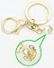 Key Chain Accessories for Women - Red Faux Fur Ball Charm and Artificial Pearl with Key Ring