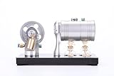 Lieyang Live BRASS Cylinder Steam Engine DIY Stirling Science Educational toy Kit K005