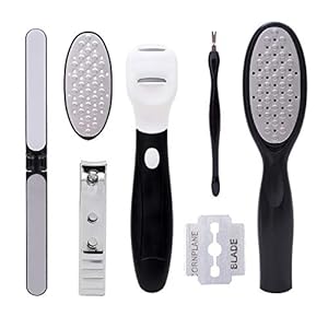 Pedicure Kit Foot File Rasp,Foot Rasp Set,Professional Pedicure Tools Set Nail Toenail Clipper Foot Care Kit for…
