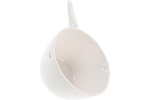 HINTRMENT Evaporating Dish Ceramic 200ml Capacity with Handle for Laboratory and Classroom Use