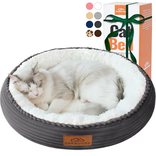Zerbuger Dark Grey Round Dog Bed