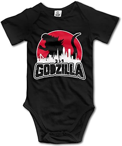 Godzilla Baby Girls/Boys Short Sleeve Bodysuit