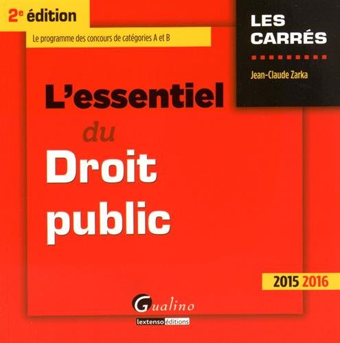 L' essentiel du droit public