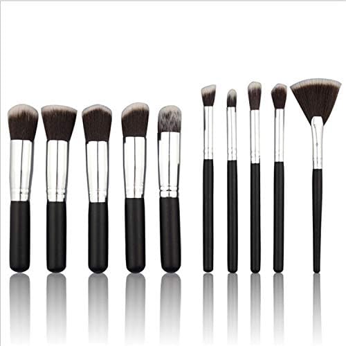 Professional Make up Brush Set 10 PCS,Synthetic Foundation Face Powder Blush Eyeshadow Brushes