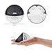 AMIR Solar Fence Lights Outdoor, 4 Pack 22LM Deck Lights, Auto On/Off Dusk to Dawn Post Lights, Waterproof Solar Garden Decorative Step Light, for Wall, Pathway, Driveway, Patio, Yard, Garden (Black)