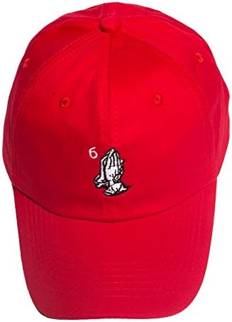 Huo Wan K Dad Hat Cap Baseball Adjustable Snapback 3D Embroidered Red