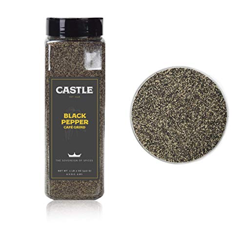 Castle Foods Cafe Grind Black Pepper, 16 Ounce Pricepulse