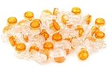iExcell 100 x Air Tight Orange Clear Button Cable UY Butt Splice Connectors