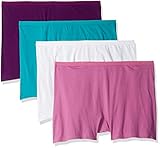Fruit Of The Loom Women's Plus-Size 4 Pack Fit For Me Boxer Brief, Assorted, 13