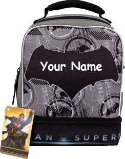 Personalized DC Comics Batman v Superman Lunch Bag Lunch Box