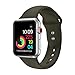 YOUKEX Sport Band Compatible with Watch 38mm 40mm 42mm 44mm,Soft Silicone Strap Replacement Wristbands Compatible with Watch Sport Series 4 Series 3 Series 2 Series 1 Edition