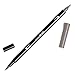 Tombow Dual Brush Pen Art Markers, Warm Gray 2 N79, 1-Pack
