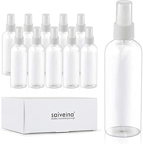 Amazon Saiveina スプレーボトル アルコール対応 詰替ボトル 透明 霧吹き 極細ミスト 100ml分けボトル 除菌 消毒 虫除け 旅行 化粧品などの詰め替え用 小分けボトル 軽量 携帯便利 漏れ防止 液体詰替用ボトル 植物用 清掃用 美髪師用 家用 10個セット Saiveina