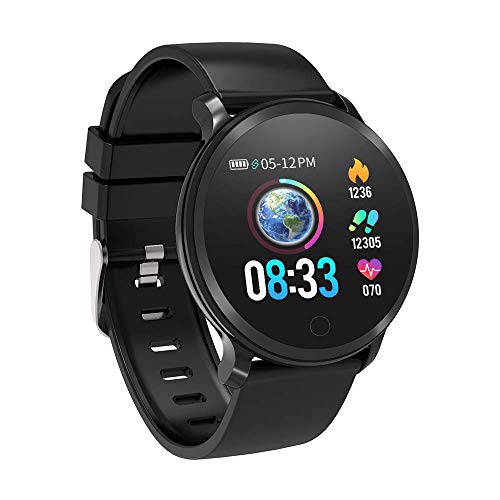 BingoFit Vito Fitness Tracker Smart Watch,Waterproof Activity Tracker with Heart Rate Blood Pressure Monitor,Sleep Monitor Pedometer Watch,Step Tracker,Calorie Counter for Kids Women Men,IOS Android