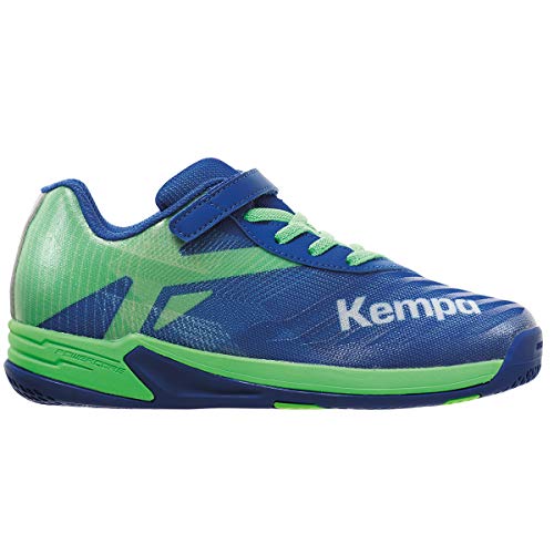 Kempa WING 2.0 Kids Indoor Sportshoe Handball 200856001 Blue / Green, shoe size:EUR 31