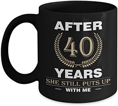 Meaningful Mug For 40th Wedding Anniversary, Top Gifts For Husband
