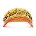 TopKitch Set of 12 Stackable Microwave Safe Taco Holders for Hard or Soft Shells - (4 Red, 4 Yellow and 4 Green)