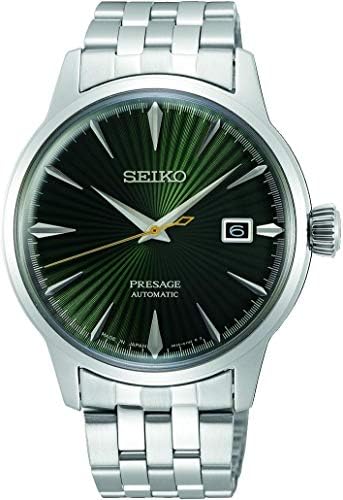 Amazon.com: SEIKO mens PRESAGE 'Mockingbird' Cocktail Green Dial
