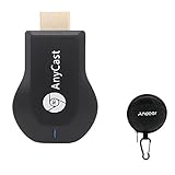 AnyCast M2 Plus Mini Wi-Fi Display Dongle Receiver 1080P Airmirror DLNA Airplay Miracast Easy Sharing HDMI Port + Anoder box for HDTV Smart Phones Notebook Tablet PC