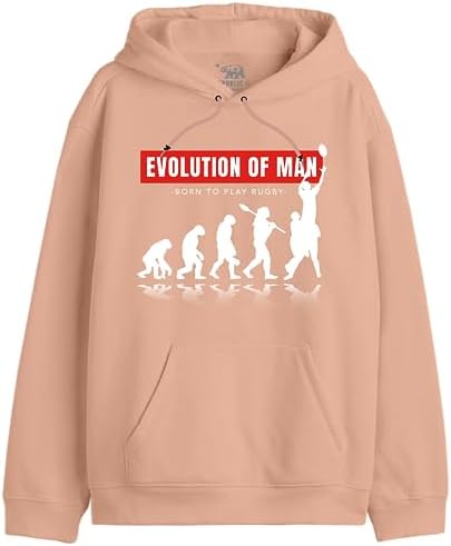 Republic Of California Men's Uxrepczsw030 Hooded Sweatshirt, Living Coral, M
