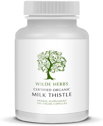 Organic Milk Thistle 100 Capsules (Wilde Herbs)