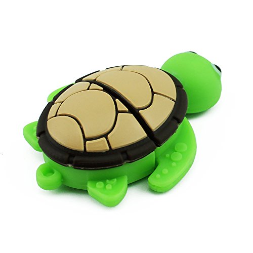 CHUYI Animal Series Sea Turtle Shape 32GB USB 2.0 Flash Drive Novelty and Cute Pen Drive Data Storage Thumb Drive U Disk Jump Drive Pendrive
