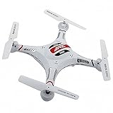 SeresRoad JJRC H8C 4-CH 360°Flips 2.4GHz Romote Control RC Quadcopter with 6-Axis Gyro 2MP FPV Camera RTF - White