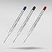 PARKER QUINKflow Ballpoint Pen Ink Refill, Medium Tip, Black, 1 Count