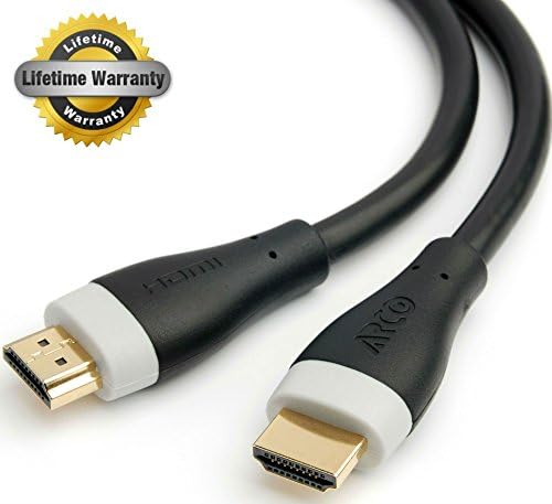 ARCO High Speed HDMI Cable with Ethernet 6.6 Feet - Supports 3D and Audio Return [Latest Version]
