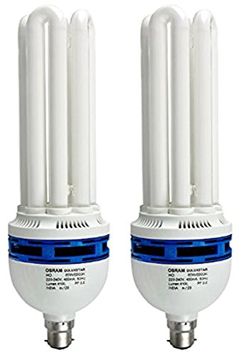 Osram 65 Watt Stick CFL Bulb B22d White (Pack of 2)