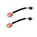 HALOYiVGO H7 Heavy Duty Ceramic Wiring Harness Sockets For Headlights or Fog Lights adapter (2PCS)