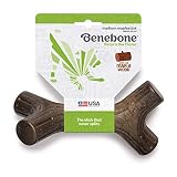 Benebone Maplestick Durable Dog Stick Chew Toy, Made in USA, REAL Maple Wood Flavor, Medium