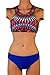 Tankini,Leefi Unique Leisure Printed Low Waist Two Piece Plus Size Fission Swimsuit