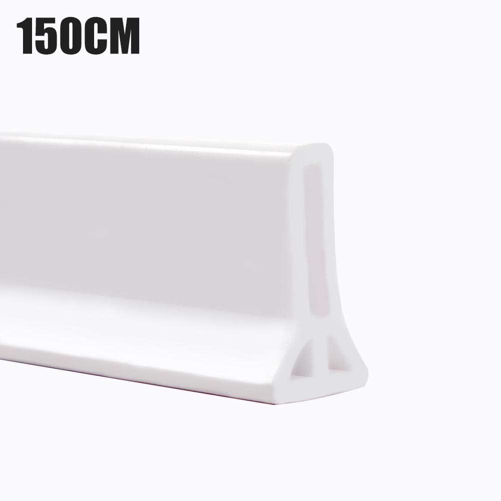 weemoment Collapsible Threshold Water Dam,Bendable Waterproof Shower Water Blocking Strips,Shower Barrier Water Stopper for Home Kitchen Bathroom Gifts