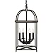 Best Choice Products 4-Light Modern Hanging Pendant Ceiling Latern Chandelier w/Adjustable Chain for Home, Dining Room, Kitchen, Foyer - Bronze
