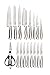 Chicago Cutlery Insignia Steel High-Carbon Stainless Steel Knife Block Set with Cutting Board (19-Piece)