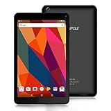 NPOLE Tablet 10.1 Inch Android 6.0 16GB ROM 1GB RAM Quad-CoreHD 1280x800 IPS Display 2.4G/5G Wi-Fi HDMI Bluetooth 4.0 HD Video - Black