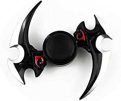 EWATON Finger Spinner Fidget Hand Spinner Alloy Smooth High Speed And Spinner Fidget Toy Time Killer (black-red)