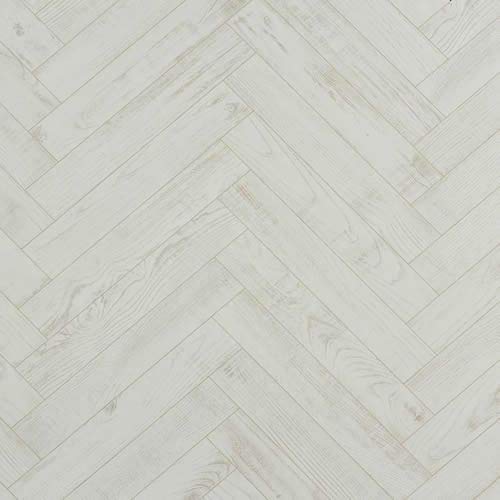 Berry Alloc Chateau Laminate Flooring AC4 - Herringbone Chestnut White | 8mm x 84mm - 1m2 per Pack