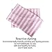 NTBAY Organic Cotton Toddler Pillowcases - Super Soft & Breathable Jersey Cotton Toddler Pillow Cases, 13”x18” Pillow Cases with Envelope Closure, Pink Stripe