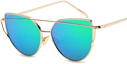 HSlove Cat Eye Sunglasses Metal Frame Vintage Design Fashion Women Outdoor Glasses Kit