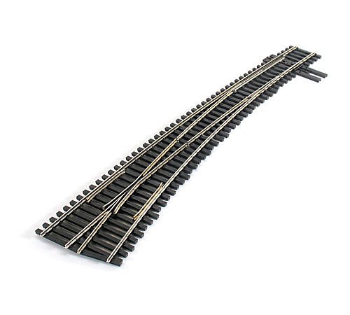 Peco HO Scale Code 83 Insulfrog #7 Left-Hand Turnout
